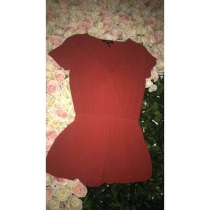 Cute Red Romper